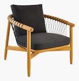Crosshatch Outdoor Lounge Chair.
